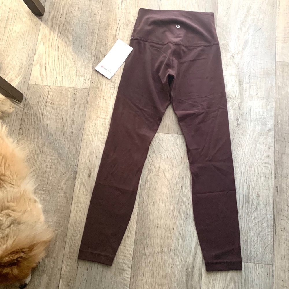 SOLD Lululemon align 7/8 black satin - Picture 6 of 7